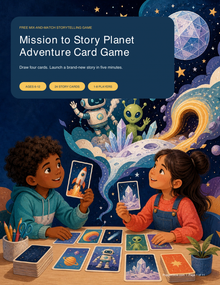 Mission to Story Planet Adventure Card Game